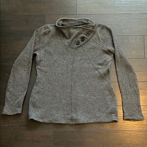 Prana recycled wool sweater size Large - gray